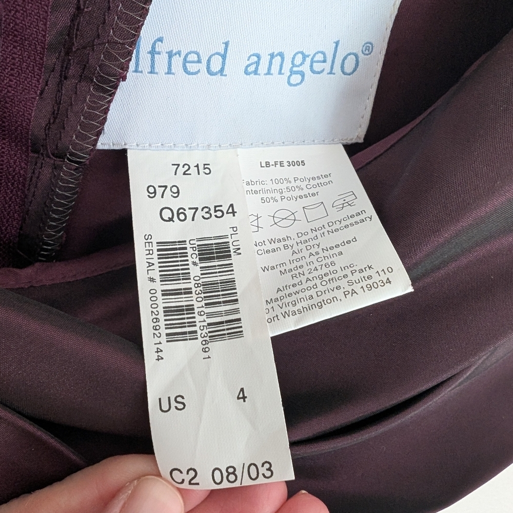 Alfred Angelo 7215 Mother of the Bride Dress Luxe Taffeta Evening Gown Set 4 - Picture 4 of 11